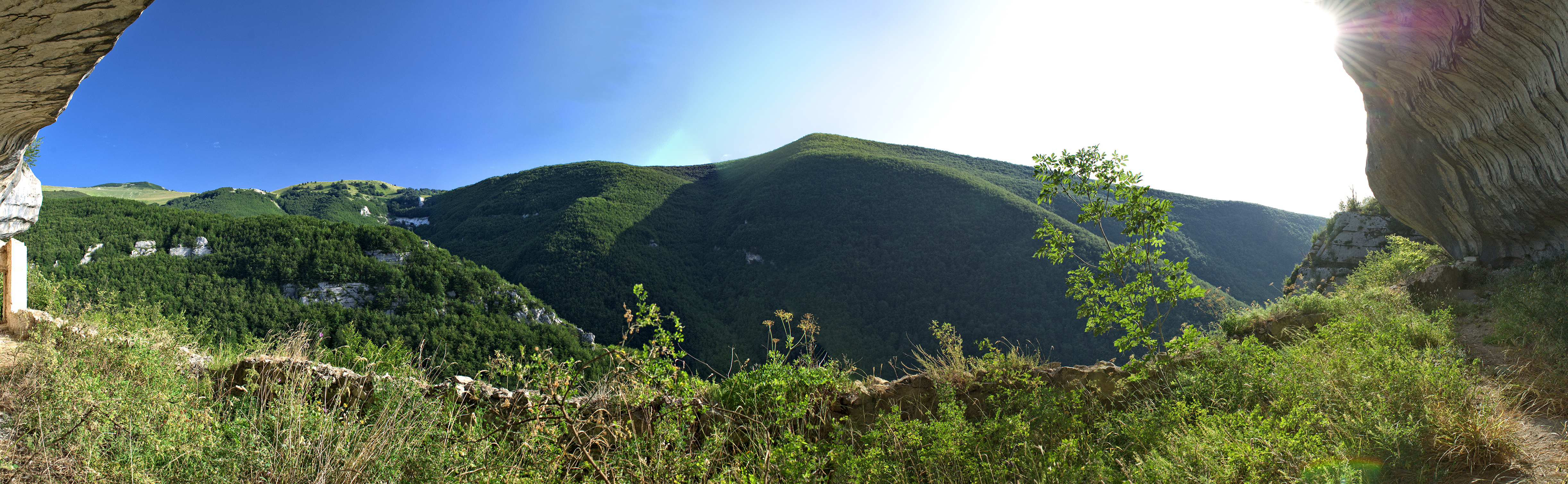 Vista dall'eremo di Santo Spirito